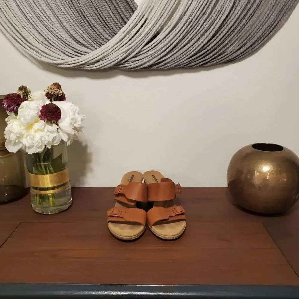 Collection by Clarks Espadrille Wedges Sz 11